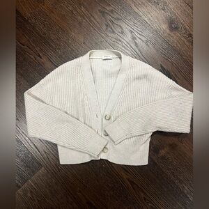 Babaton Cozy Cream Cardigan Sweater